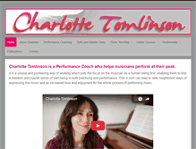 Tablet Screenshot of charlottetomlinson.com